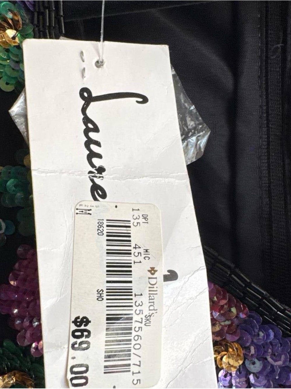 Sequin Jacket Tag - Picture 3 of 3